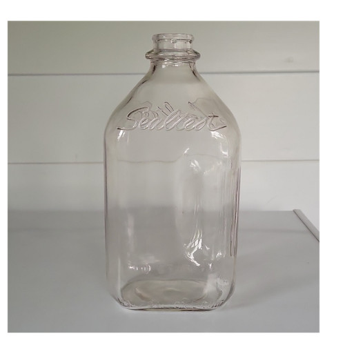 Sealtest clear glass quart - sealtest,